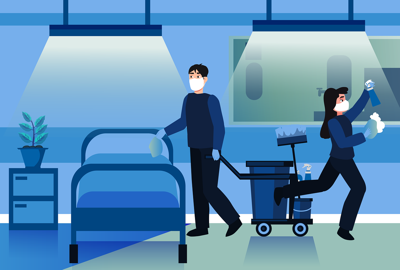 Is een huishouden de inlener van een uitzendschoonmaker? 1 hospital 6633776 1280